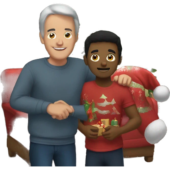 Christmas night  emoji
