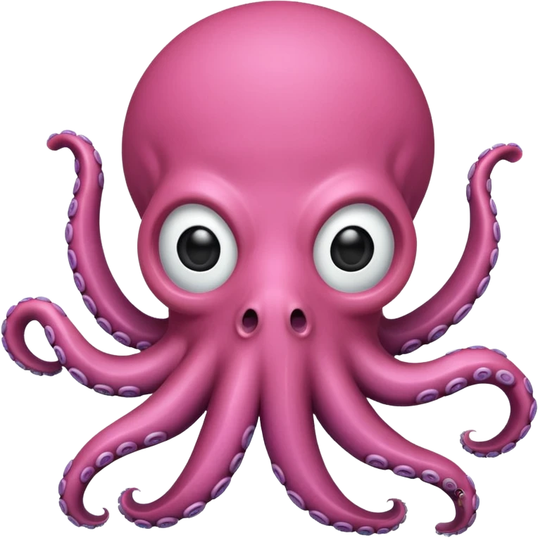pink octopus face mask emoji