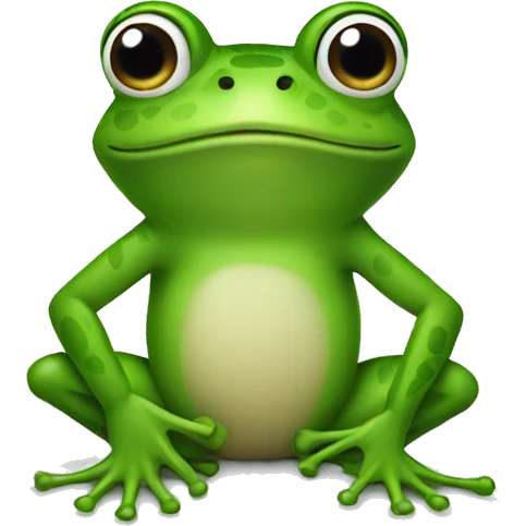 Frog without leg emoji