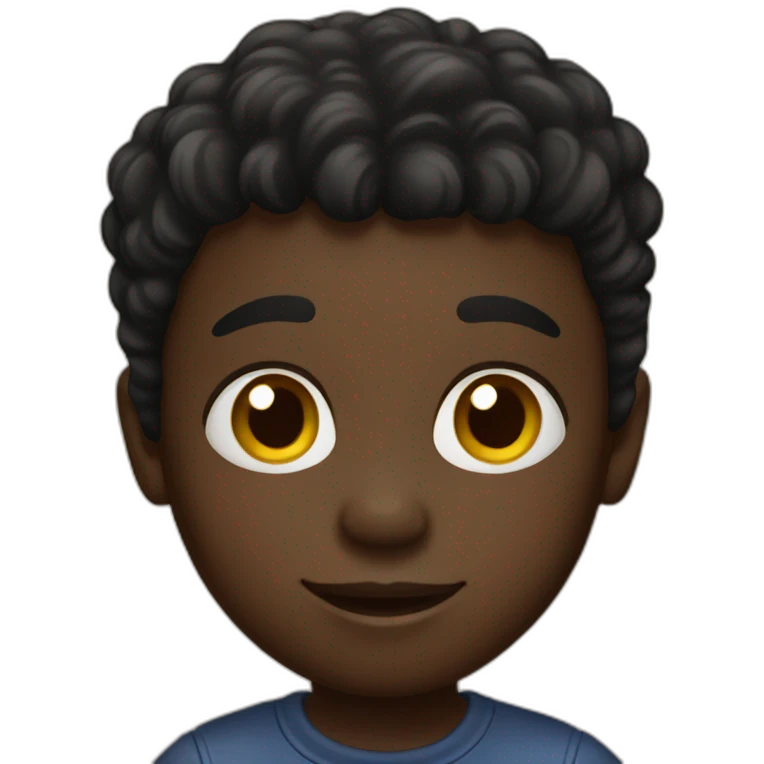 Little black boy emoji