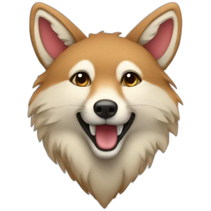 Heart with mini Yote emoji