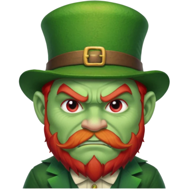 angry leprechaun  emoji