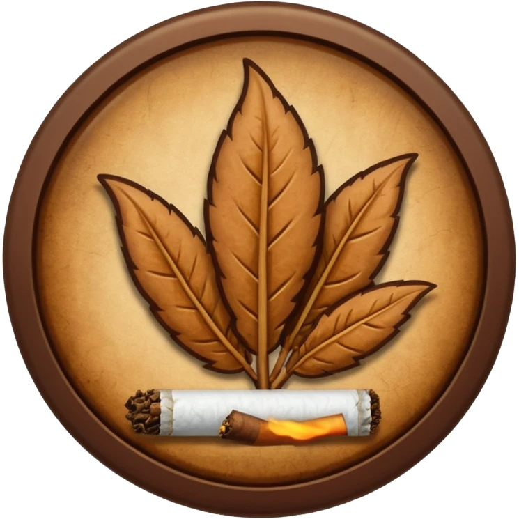  Badge of tobacco emoji