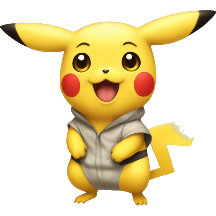 Pikachu but so weird emoji
