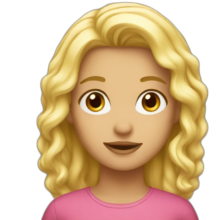 Italian blond girl emoji