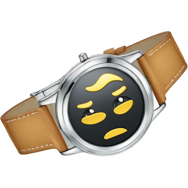 watch wioth happy face on it emoji