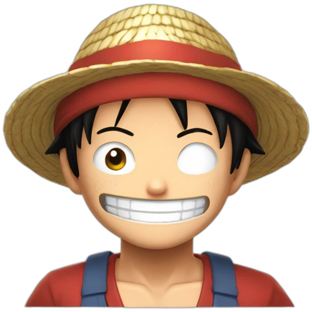 Luffy sur dracaufeu emoji