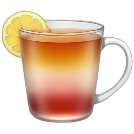 drink tea with honey lemon and jam emoji