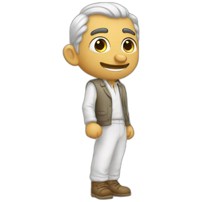 بی اعصاب که خود را خوشحال نشان میدهد emoji