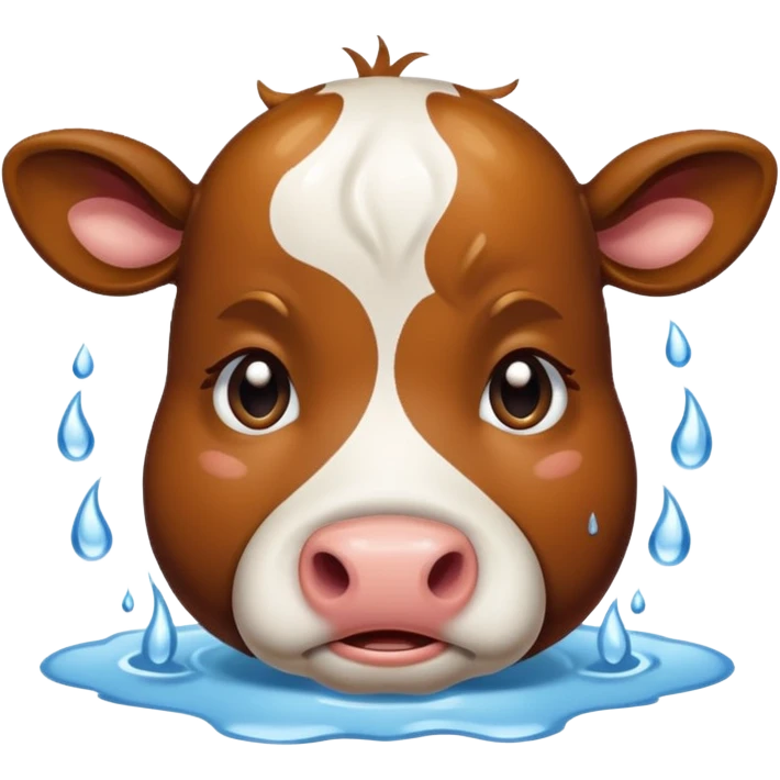 cow crying 500x500 emoji