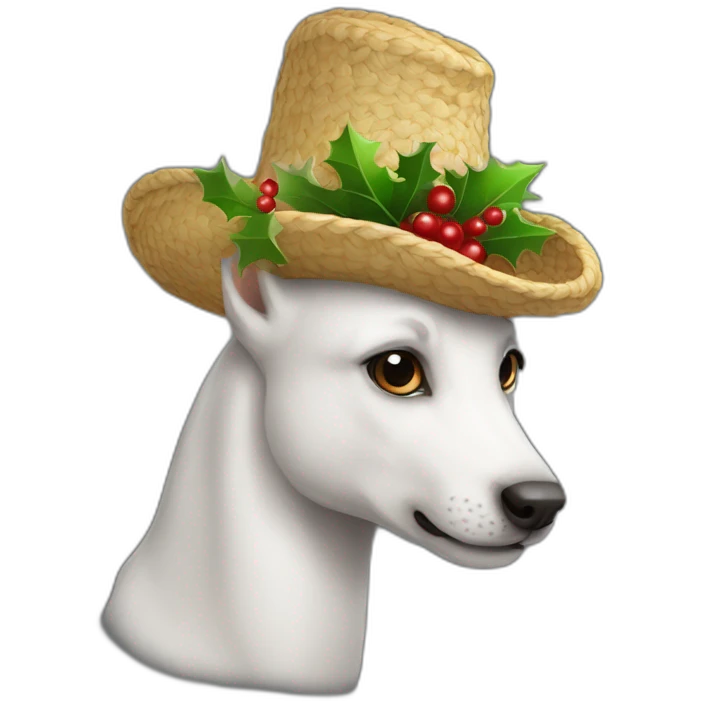phacochère bonnet de noël emoji