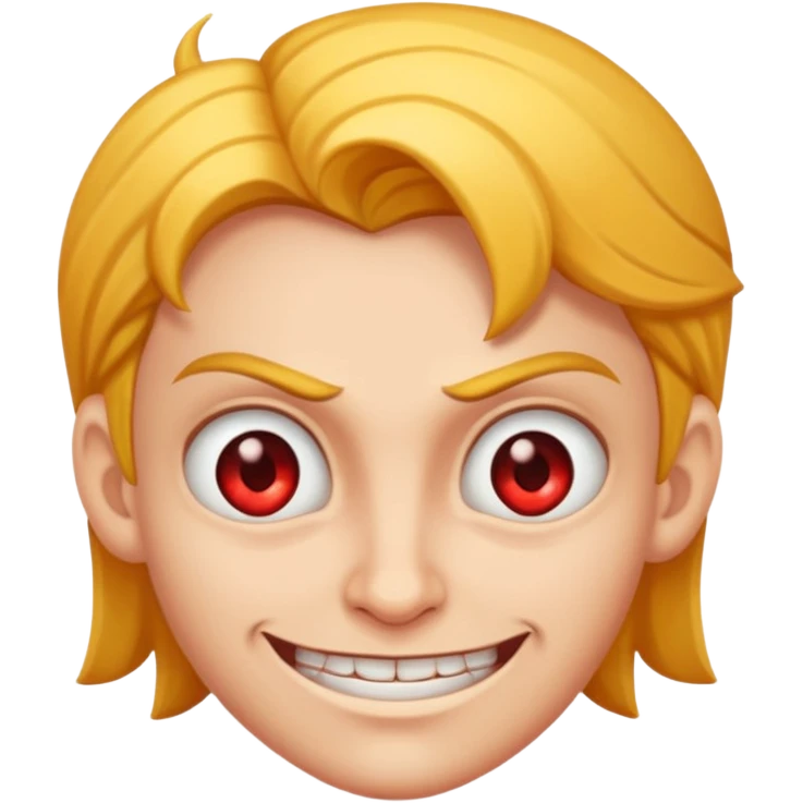 Evil smirk emoji