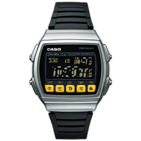 Casio watch  emoji