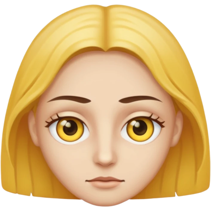 YELLOW EYES  DARK CIRCLES emoji