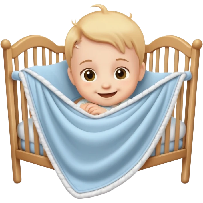 Baby cute crib emoji