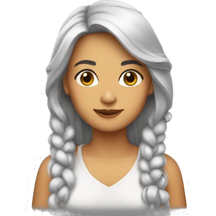 Una tualla femenina emoji