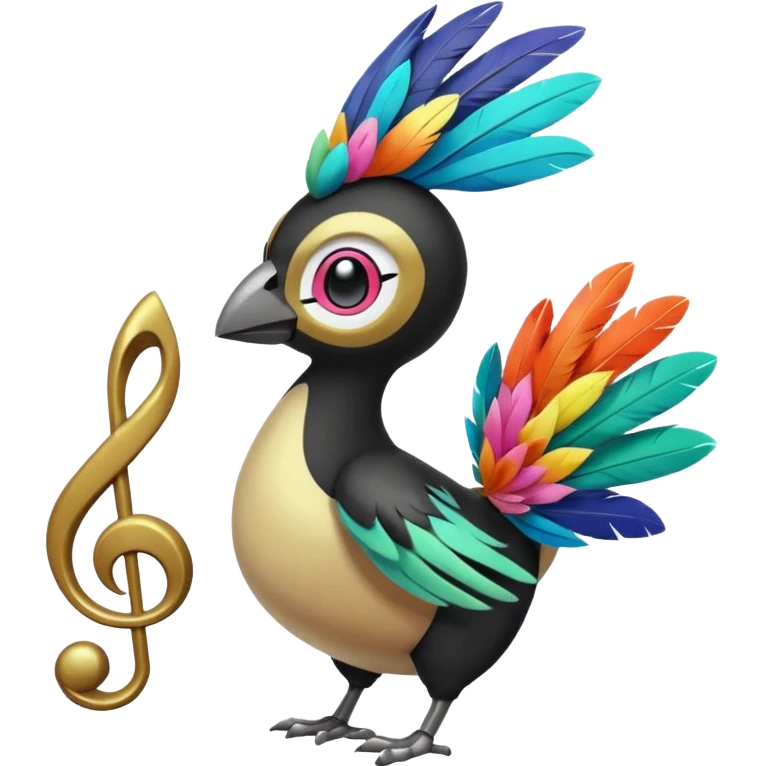 Meloetta-Chatot-Pokémon-Fakémon-creature emoji