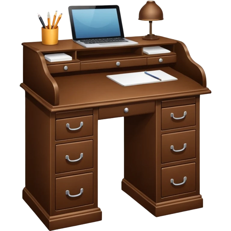 Writing desk emoji
