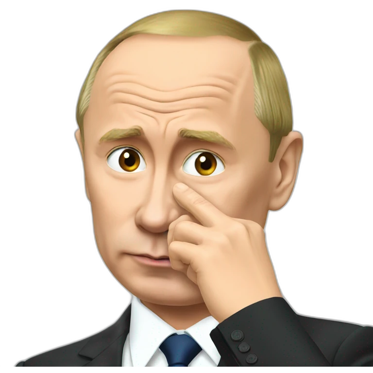 putin picking nose emoji