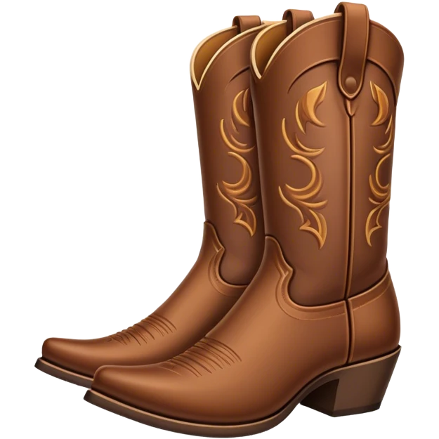 Cowboy boots emoji