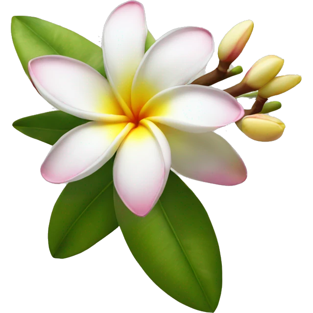 Frangipani emoji