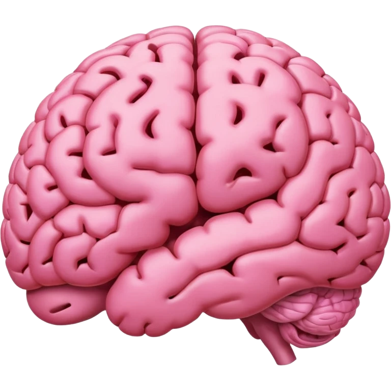 generate pink brain emoji