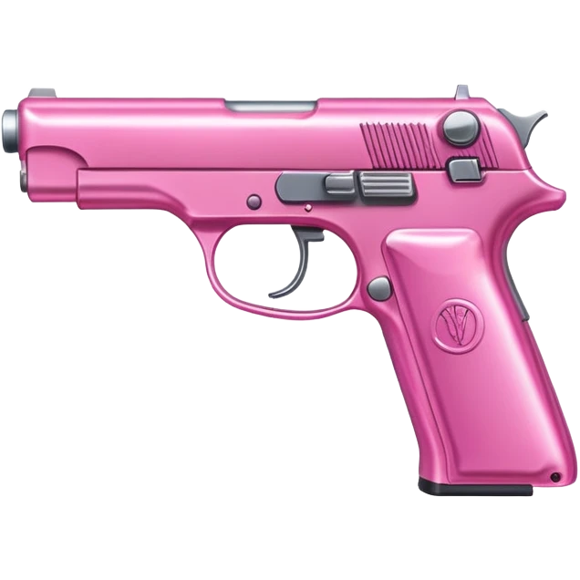 Pink gun emoji
