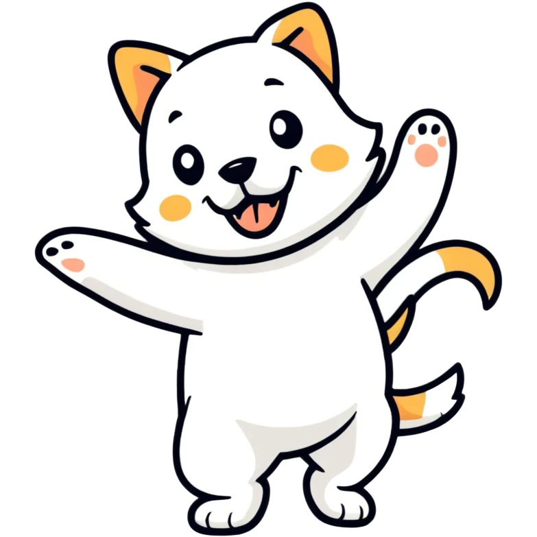 dancing dog emoji