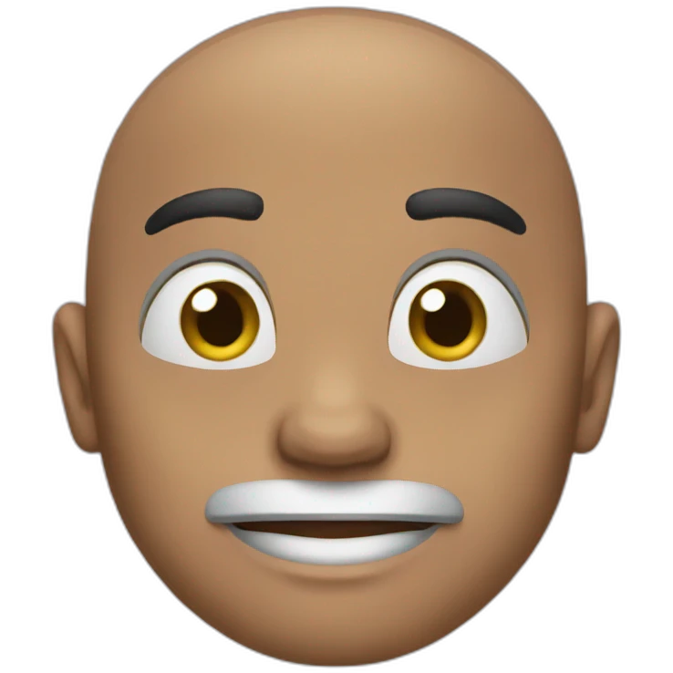 Bald emoji