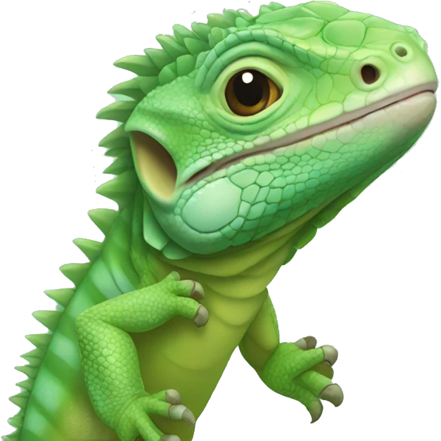 baby iguana emoji