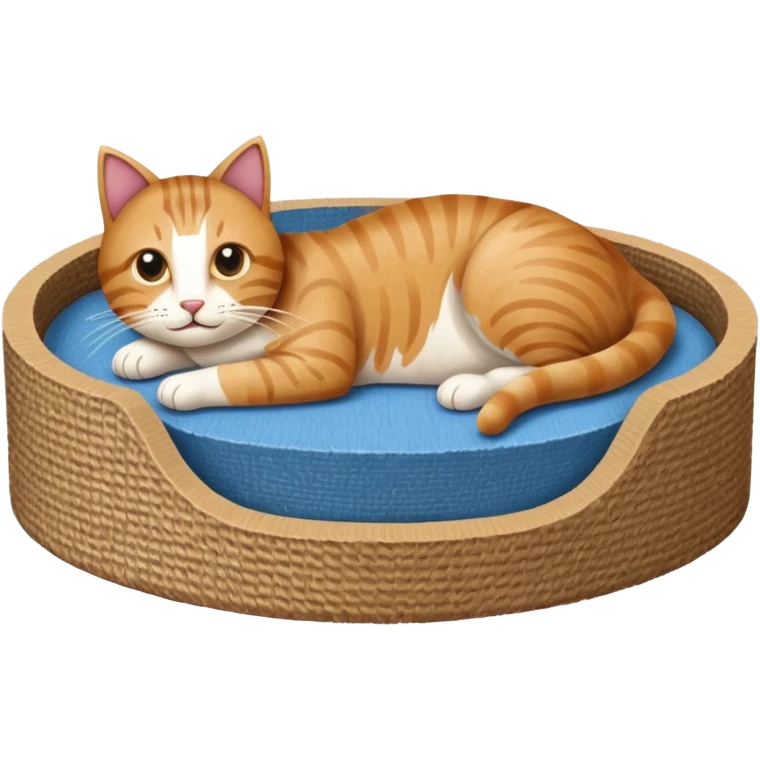 Cat Scratcher bed emoji