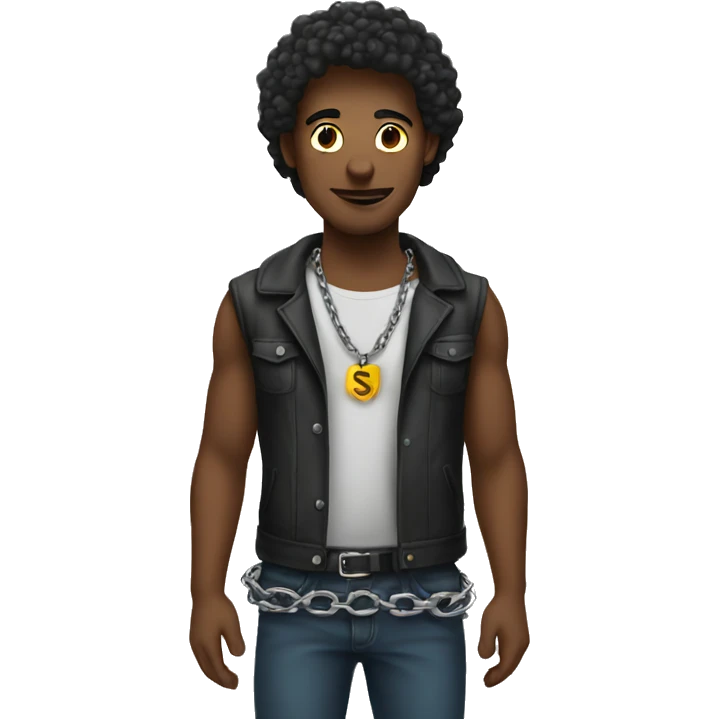 Men wearing chains emoji