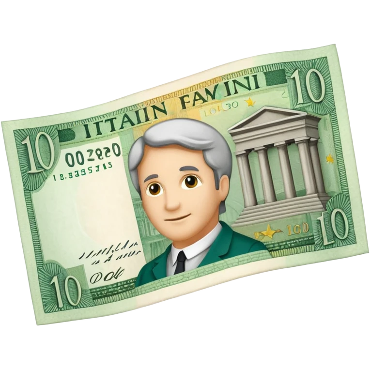 banconote euro 10 italia emoji