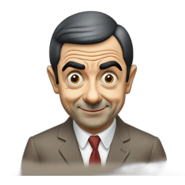Mr Bean mem emoji