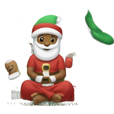 Christmas blanket  emoji