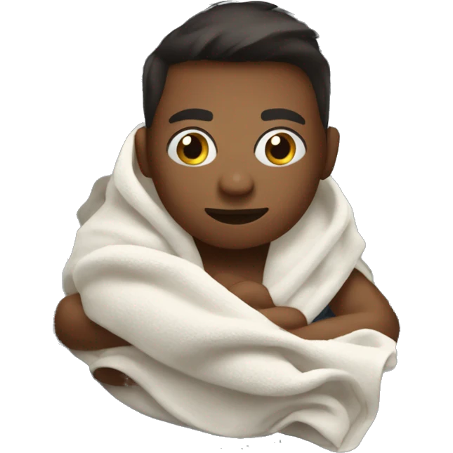 put a blanket in the washing machine emoji