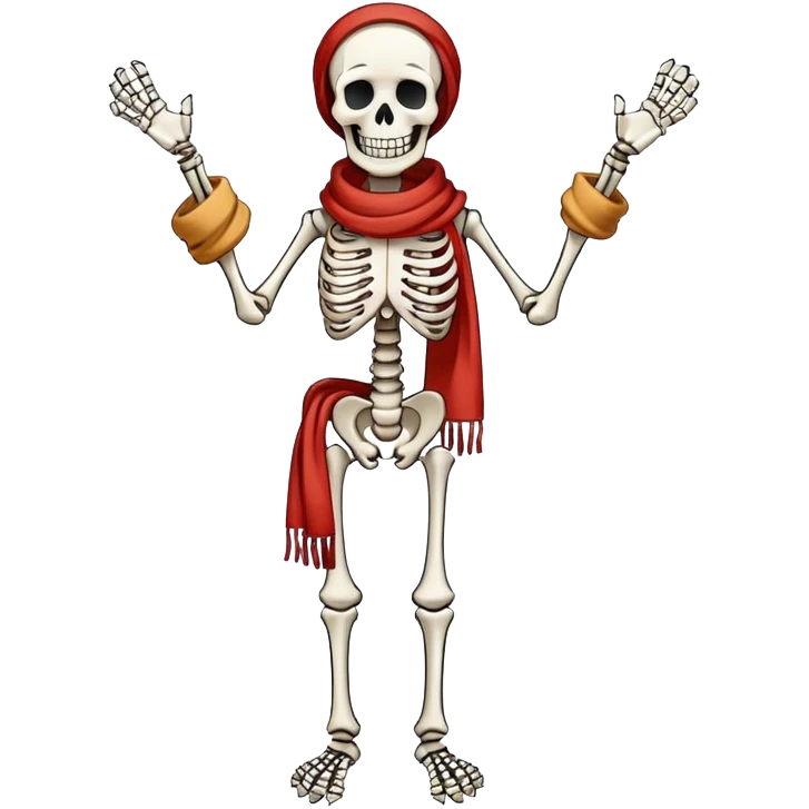 Papyrus The Skeleton, Full Skeletal Body emoji