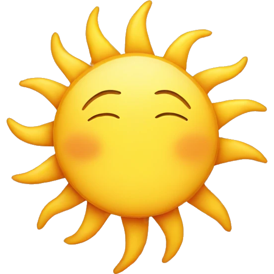 Sun  emoji
