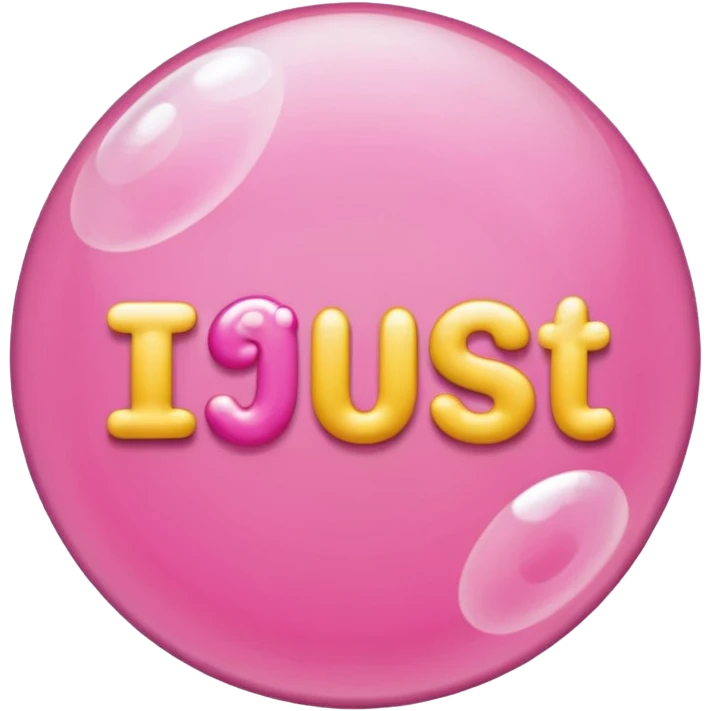 make the emoji with words saying im just a girl in pink emoji