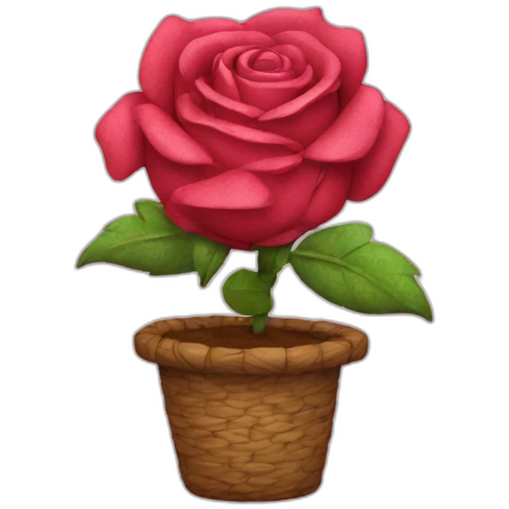 Stich rose emoji