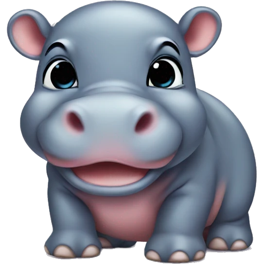 Baby hippo emoji