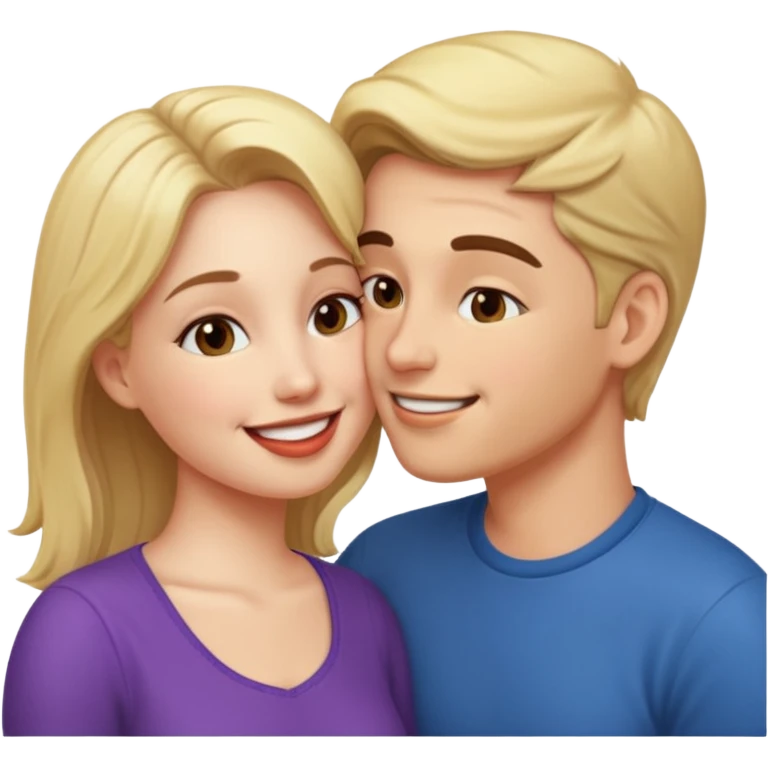 couple kissing emoji