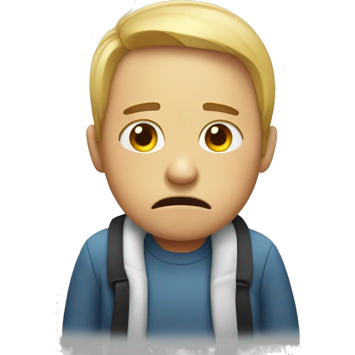 Stressed emoji