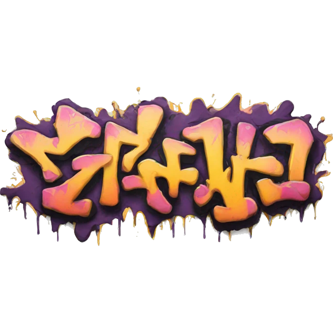 Graffiti follow emoji