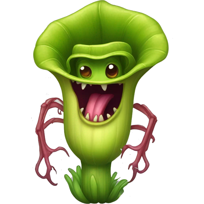 Carnivorous plant monster  emoji