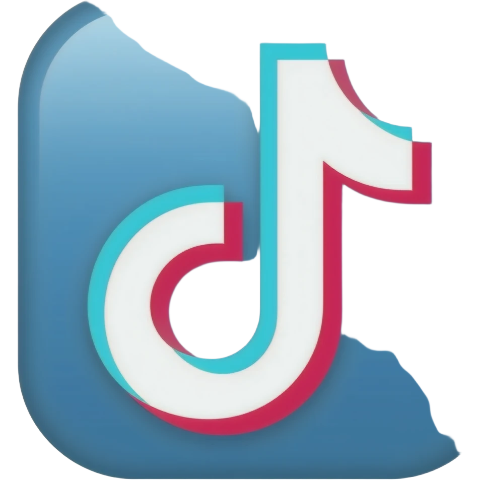 Mach den blauen hacken wie von tiktok emoji