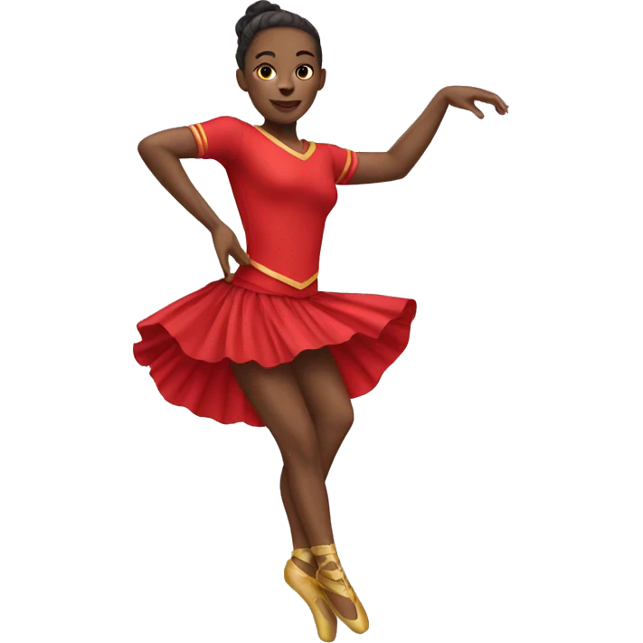 Dancer with red uniform emoji