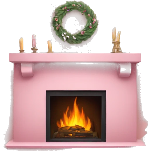 Winter Pink FirePlace emoji