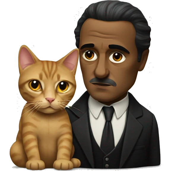 the godfather and cat emoji