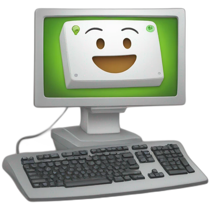 computer says thank you emoji